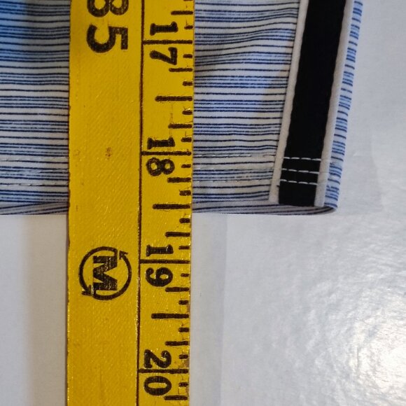 Quiksilver board short men's size 29 blue white stripes Dryflight - Picture 15 of 16